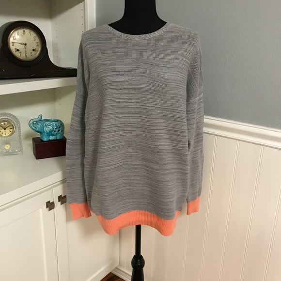 Urban Outfitters Sweaters - BDG-Urban Outfitters Marbled Grey/Coral Sweater
